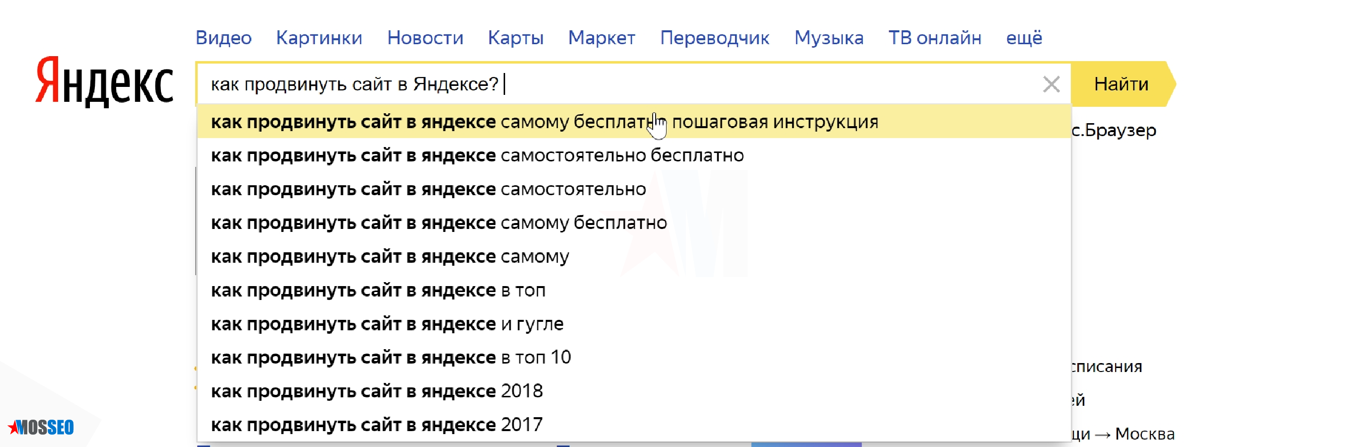 Продвижение картинок в Яндексе